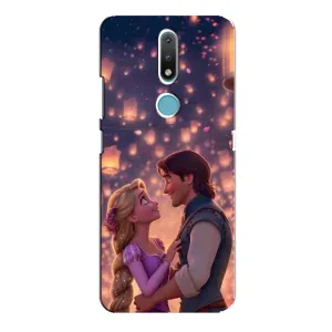 Чохол з принтом «Принцеса та принц» для Nokia 2.4