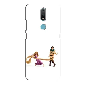 Чохол з принтом «Рапунцель та Флін» для Nokia 2.4