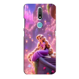 Чохол з принтом «Рапунцель у замку» для Nokia 2.4