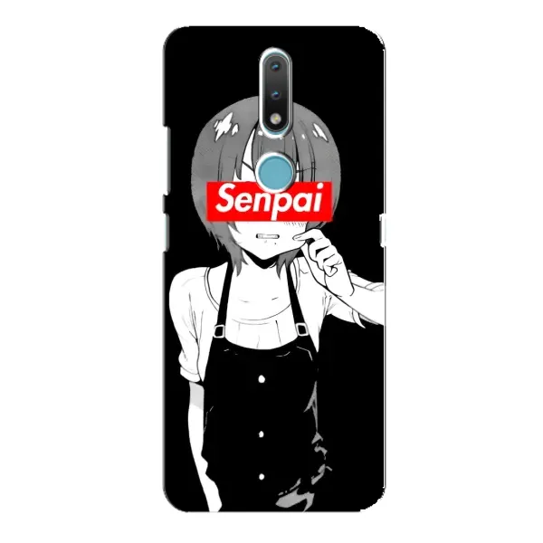 Чехол с принтом «Senpai» для Nokia 2.4