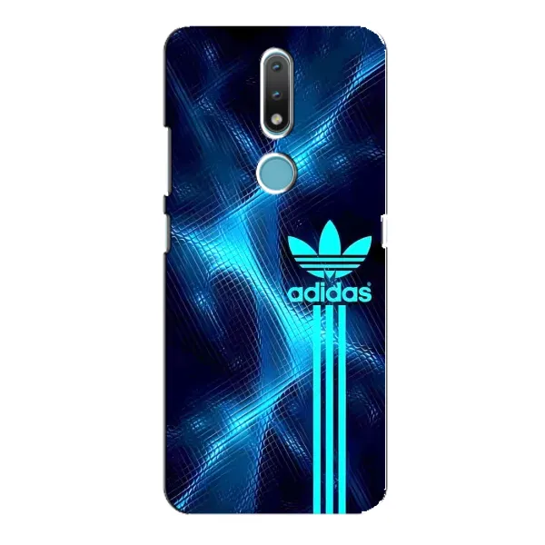 Чехол с принтом «Синий Адидас» для Nokia 2.4 Чехол с принтом «Синий Адидас» для Nokia 2.4