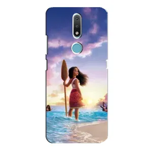 Чехол с принтом «Моана с веслом» для Nokia 2.4