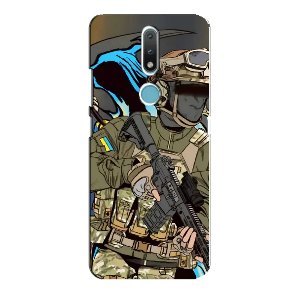 Чохол з принтом «Воїн ЗСУ» для Nokia 2.4