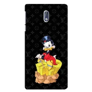 Чехли для Nokia 3.1 - Скрудж МакДак Louis Vuitton (PREMIUMPrint) (Богатство Макдака)