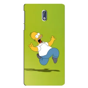 Чjхол з Сімпсонами для Nokia 3.1 (VPrint) (Гомер Сімпсон)