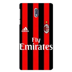 Чохли для Nokia 3.1 (VPrint) - Футбольні клуби (Milan)