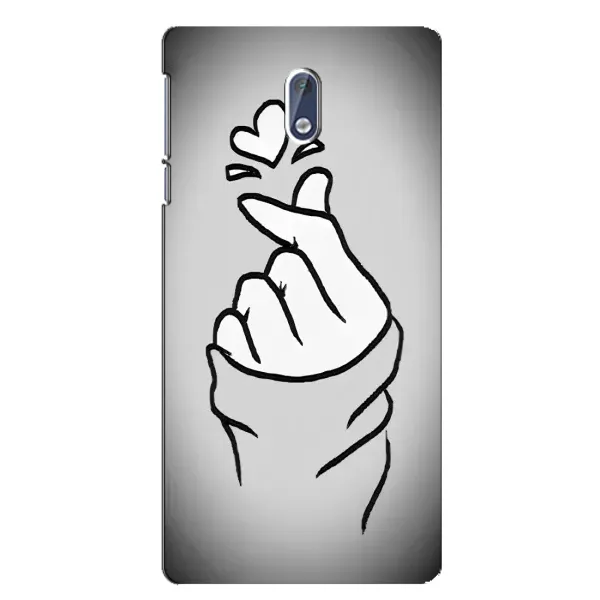 Чехол с принтом «Значок Love» для Nokia 3.1