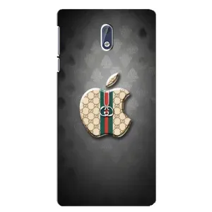 Чехол с принтом «Apple gucci» для Nokia 3