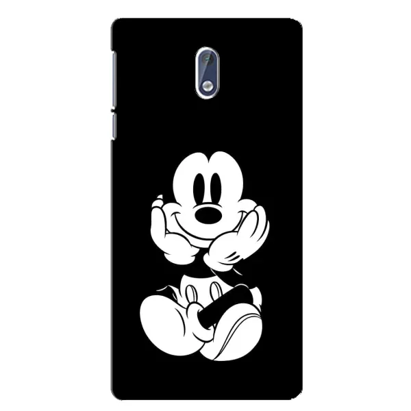 Чохол з принтом «Маус на чорному» для Nokia 3