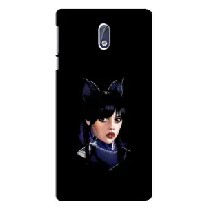 Чохли Венсдей на Nokia 3 Уенсдей (AlphaPrint) (серйозна Венздей)