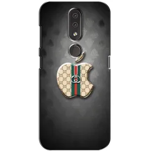 Чехол с принтом «Apple gucci» для Nokia 4.2