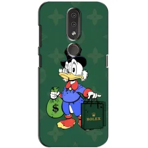 Чехли для Nokia 4.2 - Скрудж МакДак Louis Vuitton (PREMIUMPrint) (Богата Утка)