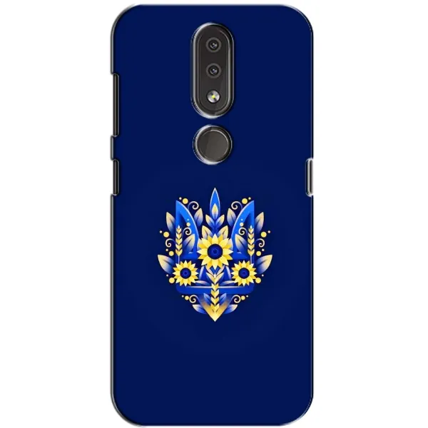 Чохол з принтом «Квітковий Герб» для Nokia 4.2