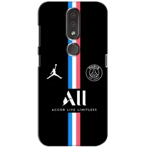 Чохли PSG для Nokia 4.2 (AlphaPrint) (футболка ПСЖ)