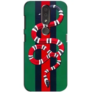 Чехол с принтом «Gucci змия» для Nokia 4.2