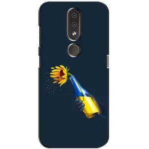 Чохол для Патріота України Nokia 4.2 - (AlphaPrint) (Коктель молотова)