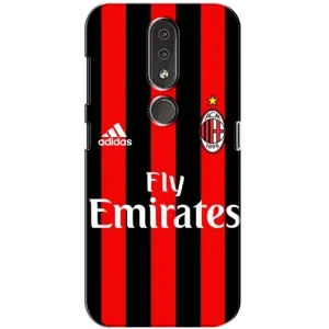 Чохли для Nokia 4.2 (VPrint) - Футбольні клуби (Milan)