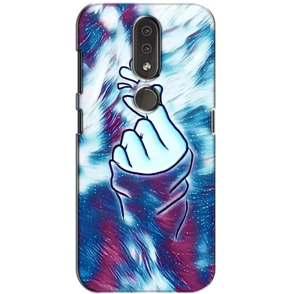 Чехол с принтом «Радужное сердце» для Nokia 4.2 Чехол с принтом «Радужное сердце» для Nokia 4.2