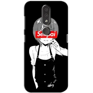 Чехол с принтом «Senpai» для Nokia 4.2