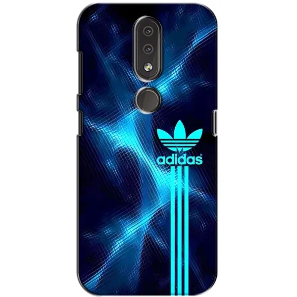 Чехол с принтом «Синий Адидас» для Nokia 4.2