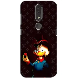 Чехли для Nokia 4.2 - Скрудж МакДак Louis Vuitton (PREMIUMPrint) (Скрудж з ботліантом)