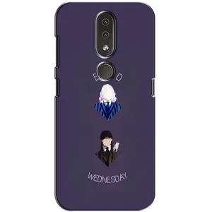 Чохли Венсдей на Nokia 4.2 Уенсдей (AlphaPrint) (Венздей і подруга)