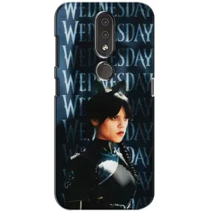 Чохли Венсдей на Nokia 4.2 Уенсдей (AlphaPrint) (Венздей кішка)