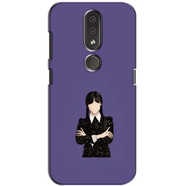 Чохол з принтом «Венздей у чорному» для Nokia 4.2 Чохол з принтом «Венздей у чорному» для Nokia 4.2