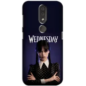 Чохли Венсдей на Nokia 4.2 Уенсдей (AlphaPrint) (Wednesday)