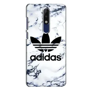 Чехол с принтом «Адидас на мраморе» для Nokia 5.1 Plus (X5)
