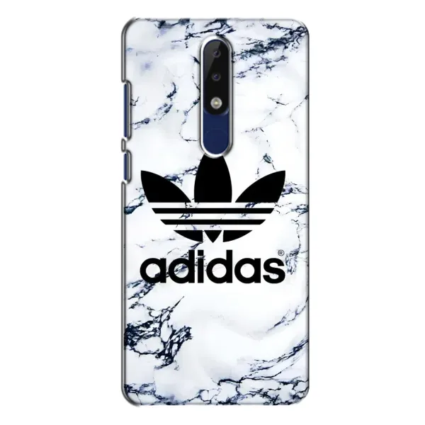 Чехол с принтом «Адидас на мраморе» для Nokia 5.1 Plus (X5)