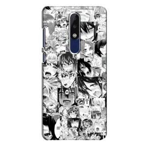 Чехол с принтом «Ahegao manga» для Nokia 5.1 Plus (X5)