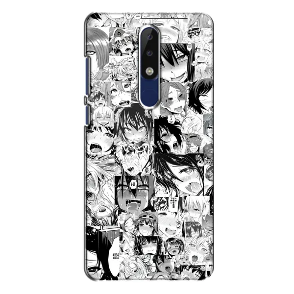 Чехол с принтом «Ahegao manga» для Nokia 5.1 Plus (X5)