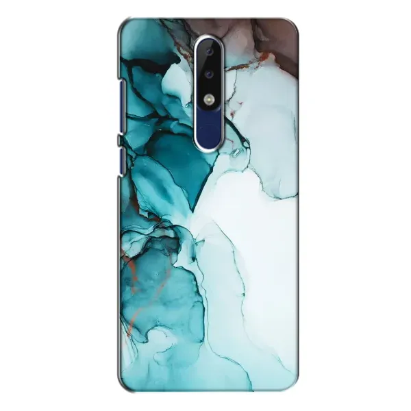 Чохол з принтом «Бірюзовий мрамор» для Nokia 5.1 Plus (X5) Чохол з принтом «Бірюзовий мрамор» для Nokia 5.1 Plus (X5)