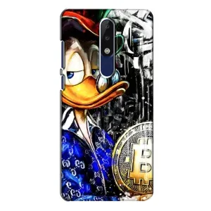 Чехли для Нокіа 5.1 Плюс (Х5) - Scrooge MagDag (PREMIUMPrint) (Біткойн Скрудж)