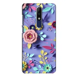 Чохли з квітами для Nokia 5.1 Plus (X5) (VPrint) (Дизайн квітів)