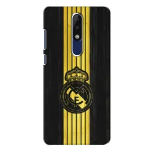 ФК Реал Мадрид чохли для Nokia 5.1 Plus (X5) (AlphaPrint) (фон Реал Мадрид)