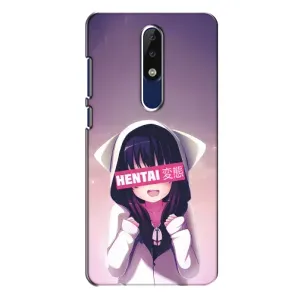 Чехол с принтом «Hentai chan» для Nokia 5.1 Plus (X5)