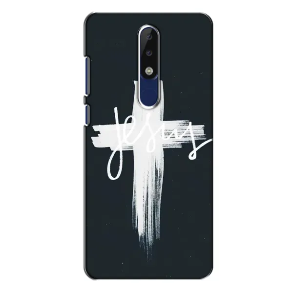 Чехол с принтом «Иисус» для Nokia 5.1 Plus (X5)