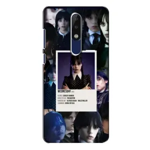 Чохли Венсдей на Nokia 5.1 Plus (X5) Уенсдей (AlphaPrint) (колаж Венздей)