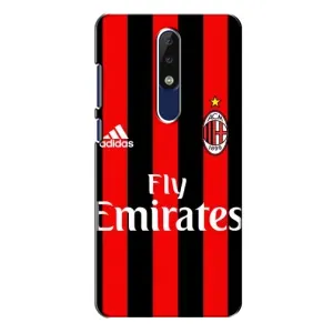 Чохли для Nokia 5.1 Plus (X5) (VPrint) - Футбольні клуби (Milan)