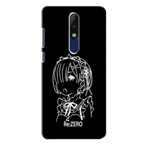 Чехол с принтом «Re: Zero» для Nokia 5.1 Plus (X5)