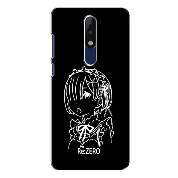 Чехол с принтом «Re: Zero» для Nokia 5.1 Plus (X5)
