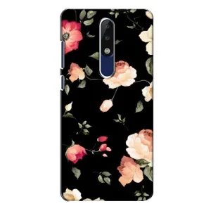 Чохли з квітами для Nokia 5.1 Plus (X5) (VPrint) (Трояндочки)