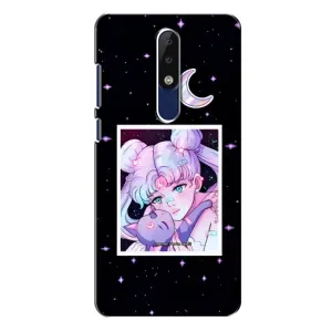 Чехол с принтом «Сейлор Мун» для Nokia 5.1 Plus (X5)
