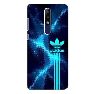 Чехол с принтом «Синий Адидас» для Nokia 5.1 Plus (X5)
