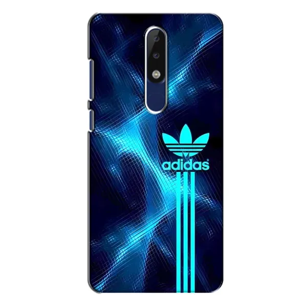 Чехол с принтом «Синий Адидас» для Nokia 5.1 Plus (X5)