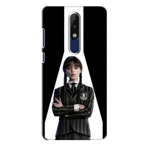 Чохли Венсдей на Nokia 5.1 Plus (X5) Уенсдей (AlphaPrint) (W-Wednesday)