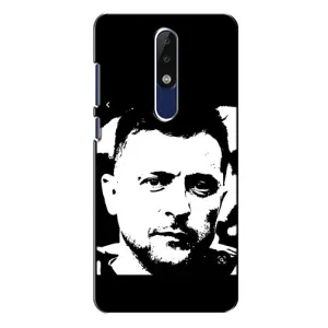 Чехол для Nokia 5.1 Plus (X5) (AlphaPrint - с принтом Зеленского)