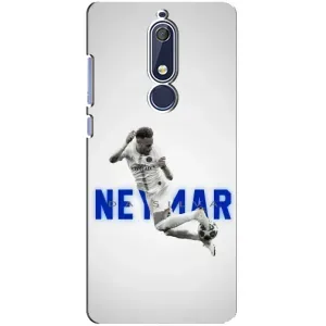 Чехол Неймар для Nokia 5 2018, 5.1 (AlphaPrint) (Бразилец Неймар)